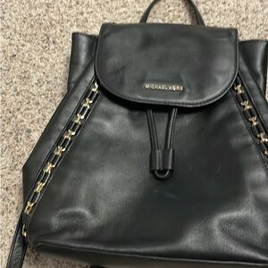 Michael kors leather backpack